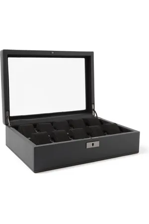 Wolf Axis Vegan Leather 10-Piece Watch Box