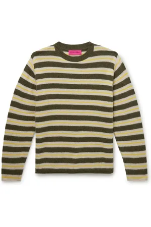 THE ELDER STATESMAN Sinful Striped Cashmere Sweater