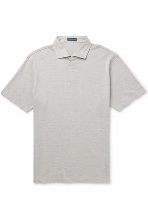 Peter Millar Harris Herringbone Stretch-Cotton and Modal-Blend Polo Shirt