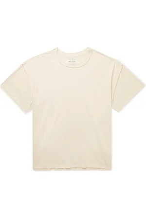 Les Tien Inside Out Garment-Dyed Combed Cotton-Jersey T-Shirt