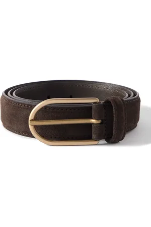 Thom Sweeney 3.5cm Suede Belt