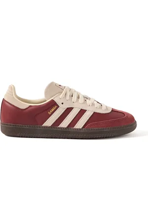 adidas Samba OG Suede-Trimmed Leather Sneakers