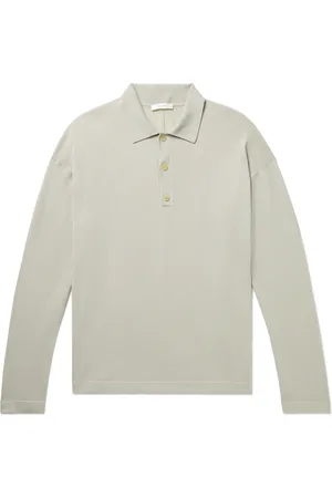 The Row Djon Wool Polo Shirt