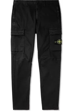 Stone Island Tapered Stretch-Cotton Cargo Trousers