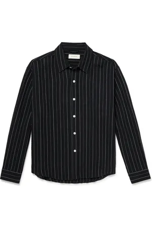 mfpen Vacation Striped Cotton-Blend Seersucker Shirt