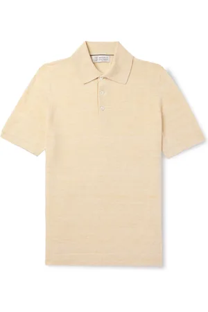 Brunello Cucinelli Linen and Cotton-Blend Polo Shirt