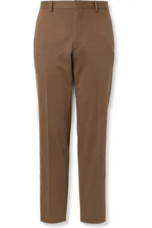 Loro Piana Jarno Austin Straight-Leg Stretch-Cotton Twill Trousers