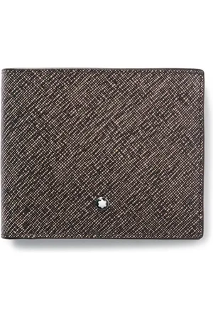 Montblanc Sartorial Printed Cross-Grain Leather Wallet