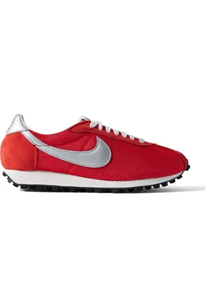 Nike LD-1000 Leather and Suede-Trimmed Mesh Sneakers