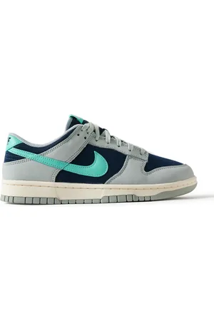 Nike Dunk Low Retro Leather and Twill Sneakers