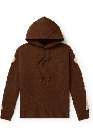 KAPITAL 5G Intarsia Wool Hoodie