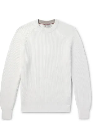 Brunello Cucinelli Ribbed Cotton Sweater
