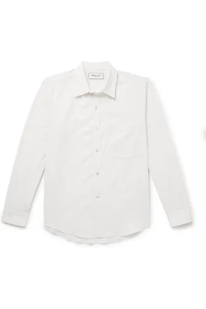Small Talk Striped Cotton-Voile Shirt