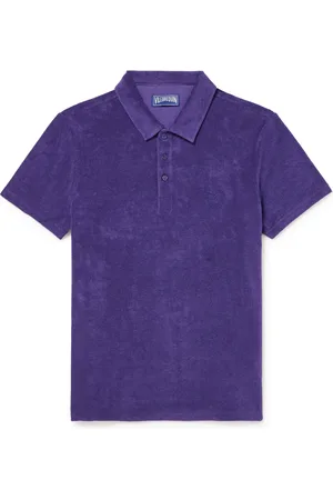 Vilebrequin Phoenix Logo-Embroidered Cotton-Blend Terry Polo Shirt
