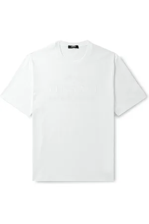 VERSACE Logo-Embroidered Cotton-Jersey T-Shirt