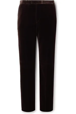 Favourbrook Slim-Fit Cotton-Velvet Suit Trousers