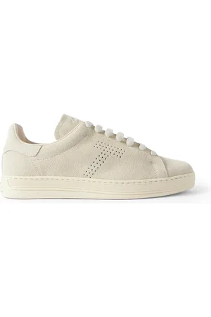 Tom Ford Warwick Perforated Suede Sneakers