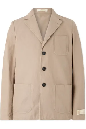 MASSIMO ALBA Baglietto Unstructured Cotton-Twill Blazer
