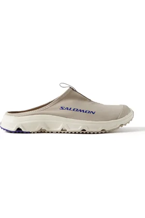 Salomon RX Slide 3.0 Leather-Trimmed Ripstop and Mesh Slip-On Sneakers