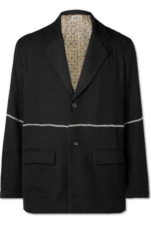 Kartik Research Embroidered Wool Blazer