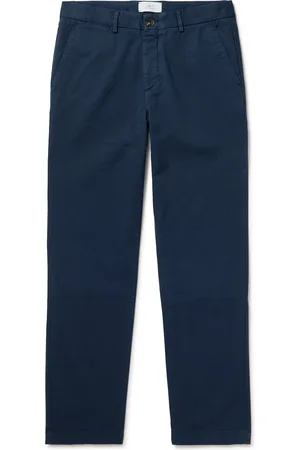 Mr P. Samuel Straight-Leg Organic Cotton-Blend Twill Chinos