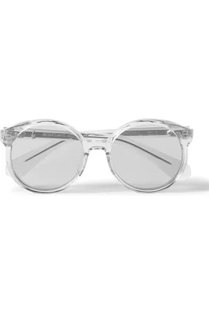 JACQUES MARIE MAGE Round-Frame Acetate Sunglasses