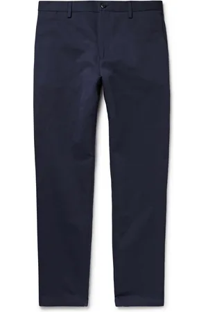 Paul Smith Slim-Fit Straight-Leg Cotton and Linen-Blend Suit Trousers