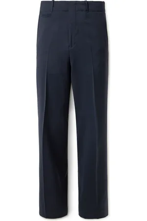 Mr P. Edward Straight-Leg Wool Trousers