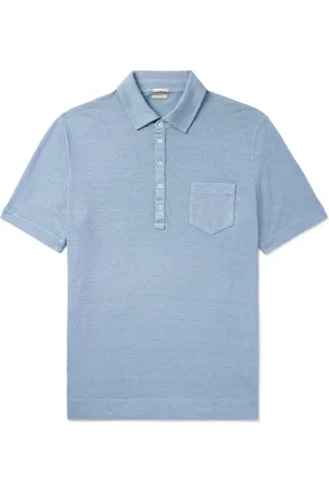 MASSIMO ALBA Linen and Cotton-Blend Polo Shirt
