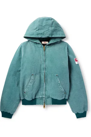 CHERRY LOS ANGELES Logo-Appliquéd Cotton-Canvas Hooded Jacket