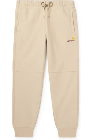 Carhartt American Script Tapered Cotton-Blend Jersey Sweatpants