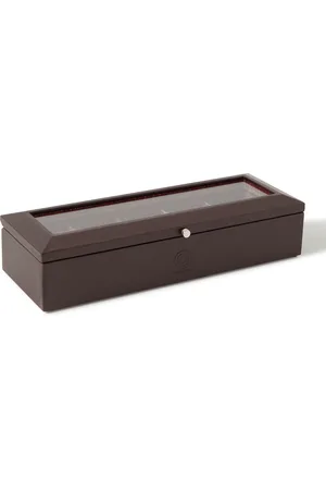 Wolf WM Full-Grain Leather Five-Piece Watch Box