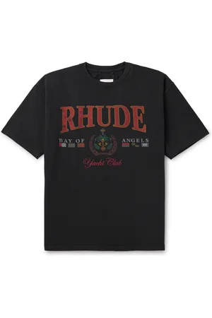 Rhude Bay of Angels Logo-Print Cotton-Jersey T-Shirt