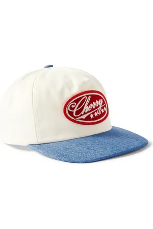 CHERRY LOS ANGELES Five Star Logo-Appliquèd Canvas-Trimmed Cotton-Twill Baseball Cap