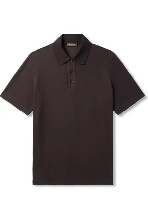 Loro Piana Stretch-Cotton Piqué Polo Shirt