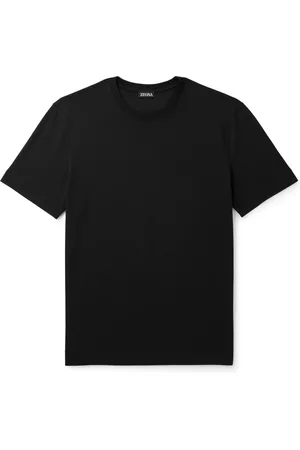 Ermenegildo Zegna Slim-Fit Logo-Embroidered Cotton-Jersey T-Shirt
