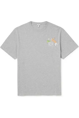 Loewe Suna Fujita Logo-Embroidered Cotton-Jersey T-Shirt