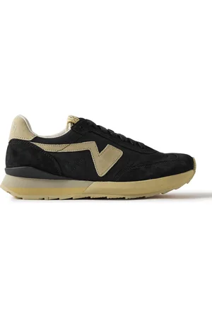 VISVIM FKT Runner Suede-Trimmed Canvas Sneakers