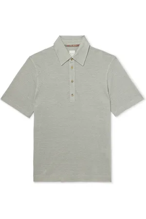 Paul Smith Linen-Piqué Polo Shirt
