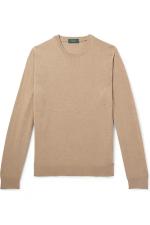 Incotex Zanone Virgin Wool and Cashmere-Blend Sweater