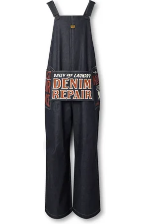 KAPITAL Printed Denim Overalls
