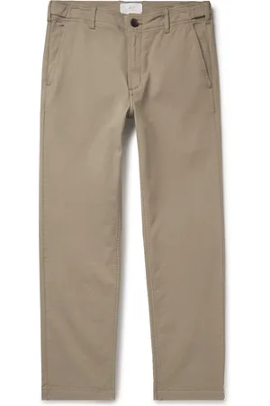 Mr P. Samuel Straight-Leg Cotton-Blend Twill Trousers