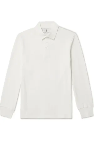 Brunello Cucinelli Cotton-Piqué Polo Shirt