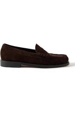 G.H. Bass Weejuns Heritage Larson Woven Suede Penny Loafers