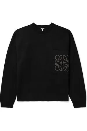 Loewe Logo-Jacquard Cotton-Blend Sweater