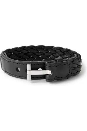 Tom Ford Woven Leather Bracelet
