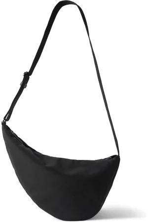 The Row Slouchy Banana Two Leather-Trimmed Canvas Belt Bag