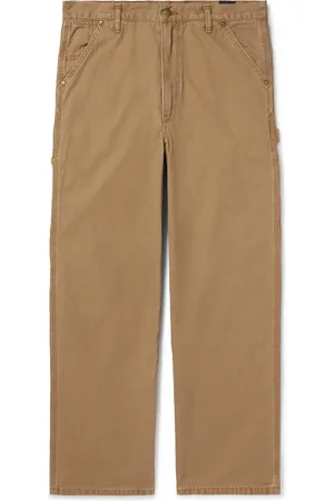 ORSLOW Straight-Leg Cotton-Canvas Trousers