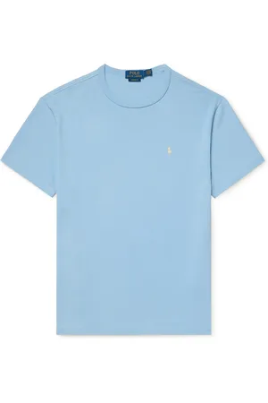 Ralph Lauren Logo-Embroidered Cotton-Jersey T-Shirt