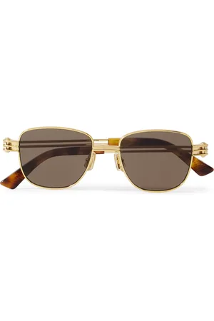 Bottega Veneta Square-Frame -Tone Sunglasses